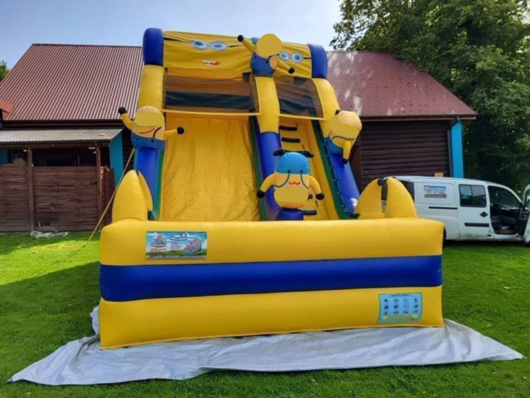 Dmuchana zjeżdżalnia Stworki wynajem powiat suski krakowski Małopolska